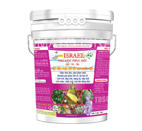 ISRAEL ORGANIC PHỤC HỒI (30-10-10) (21kg)